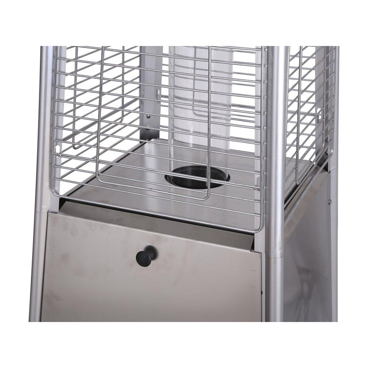 Habitat et Jardin Parasol chauffant gaz  Kheops  13 KW - Acier