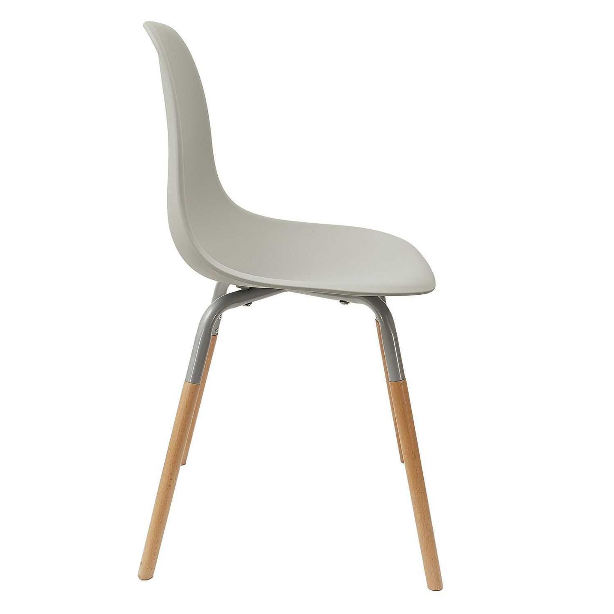 Voir la diapositive 3 : The Home Deco Factory Lot de 4 Chaises scandinave Phenix en polypropylène et métal