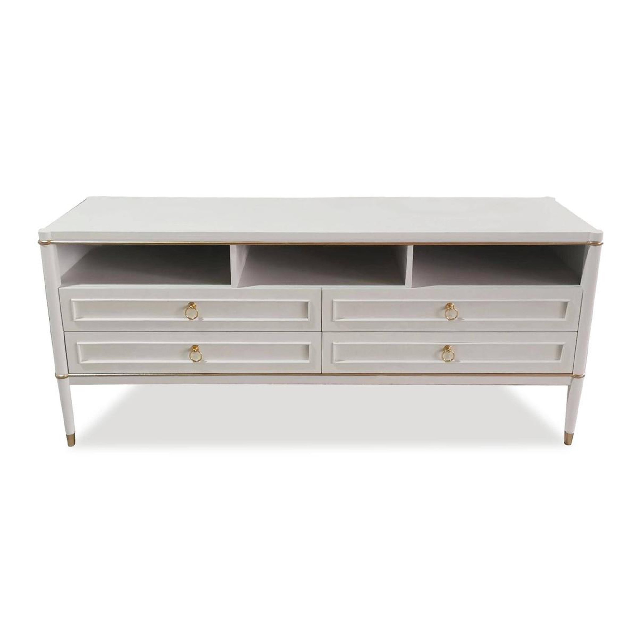 Paris Prix Meuble tv 4 tiroirs  marinela  150cm naturel