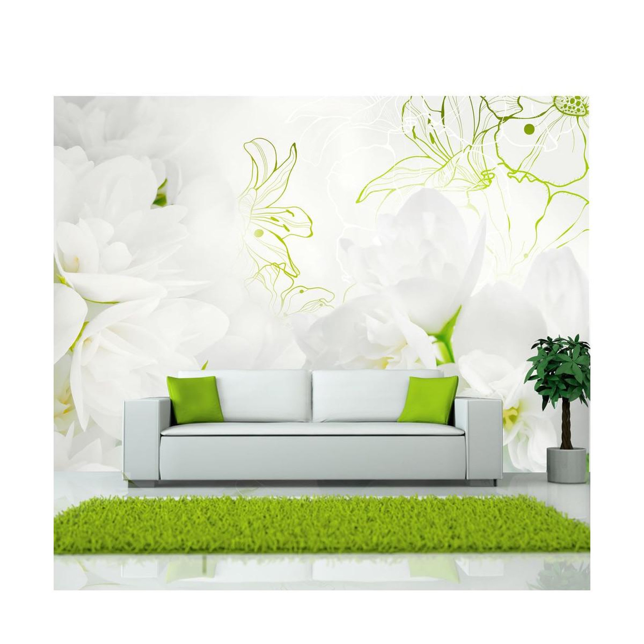 Paris Prix Papier peint  jasmine. Coloris disponibles : Multicolore