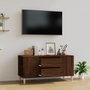 Voir la diapositive 1 : VIDAXL Meuble TV Chene marron 102x44,5x50 cm Bois d'ingenierie