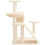 Voir la diapositive 4 : VIDAXL Arbre a chat avec griffoirs en sisal Creme 82 cm