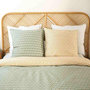 Voir la diapositive 2 : Home collection Parure de housse de couette 100% satin 78fils orient