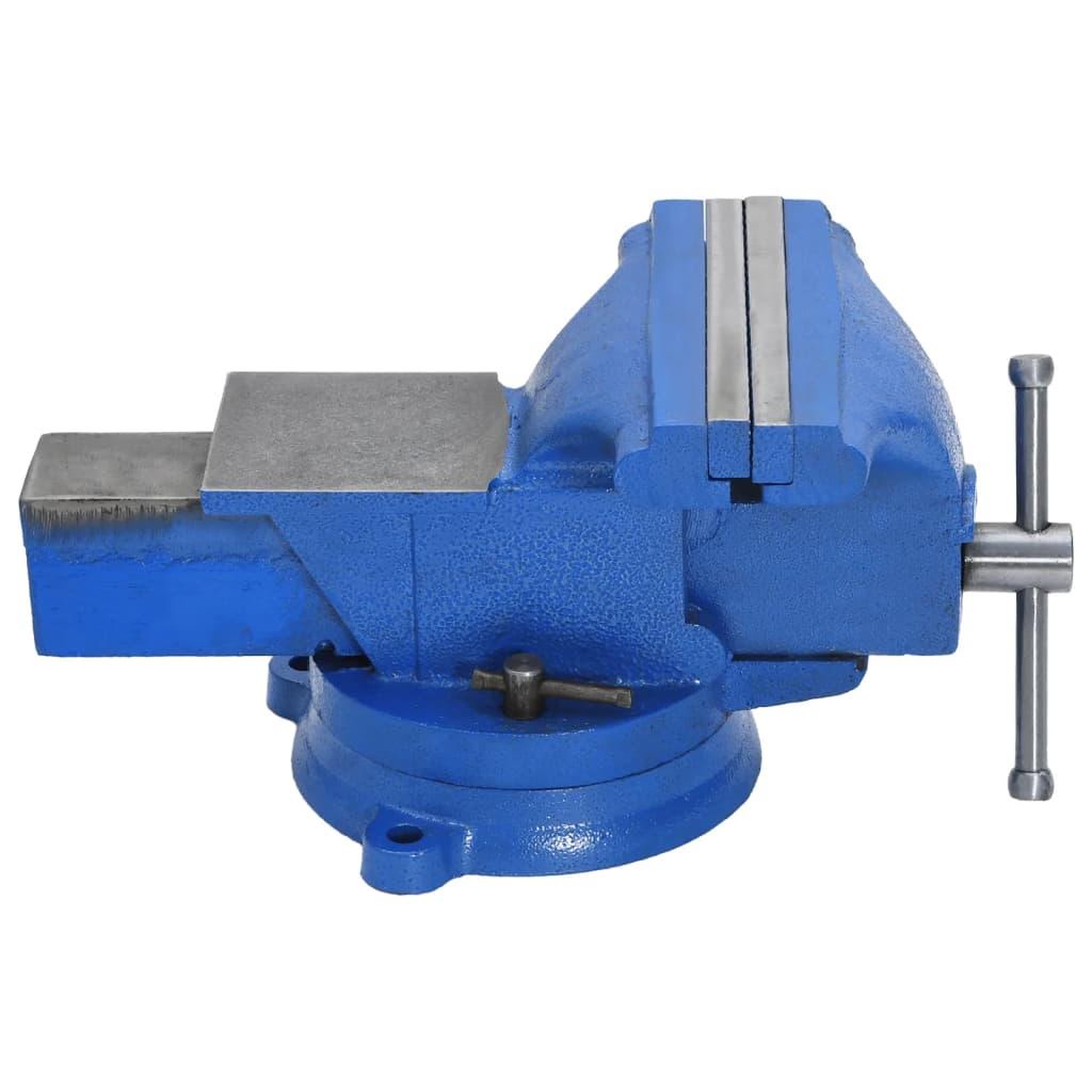 Voir la diapositive 3 : VIDAXL Etau d'etabli bleu 150 mm fonte