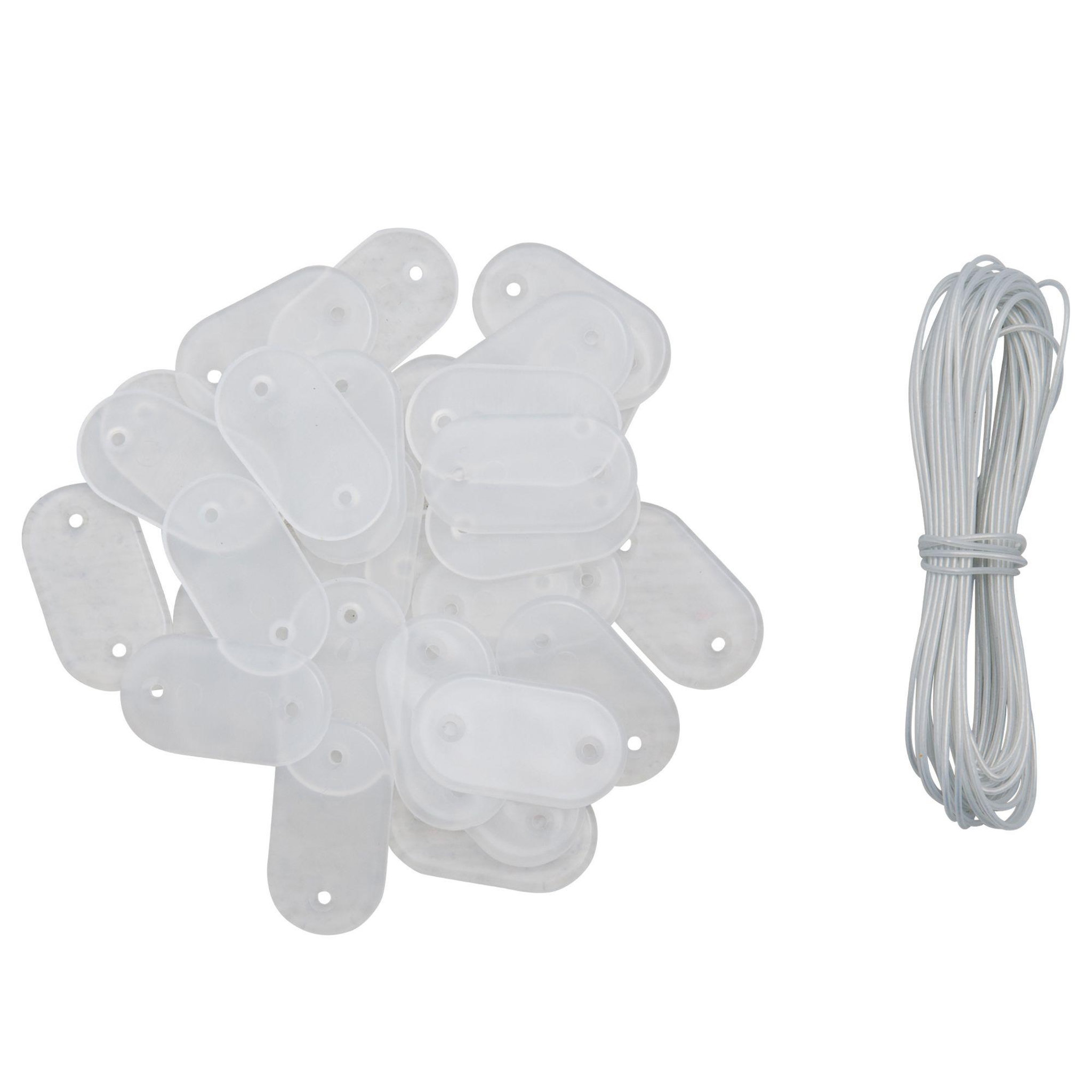 Voir la diapositive 1 : WERKAPRO Kit de fixation pour brise-vues et canisses