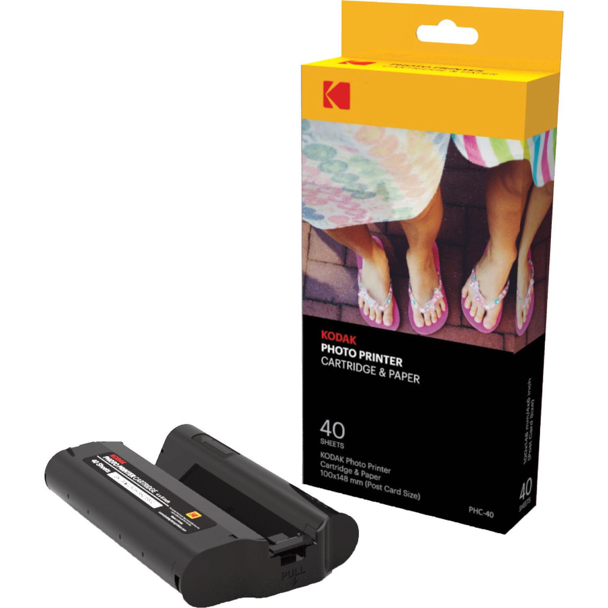 Voir la diapositive 2 : Kodak Papier photo instantané pour Printer Dock KPHC (x40)