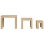 Voir la diapositive 4 : VIDAXL Tables basses gigognes 3 pcs chene sonoma bois d'ingenierie