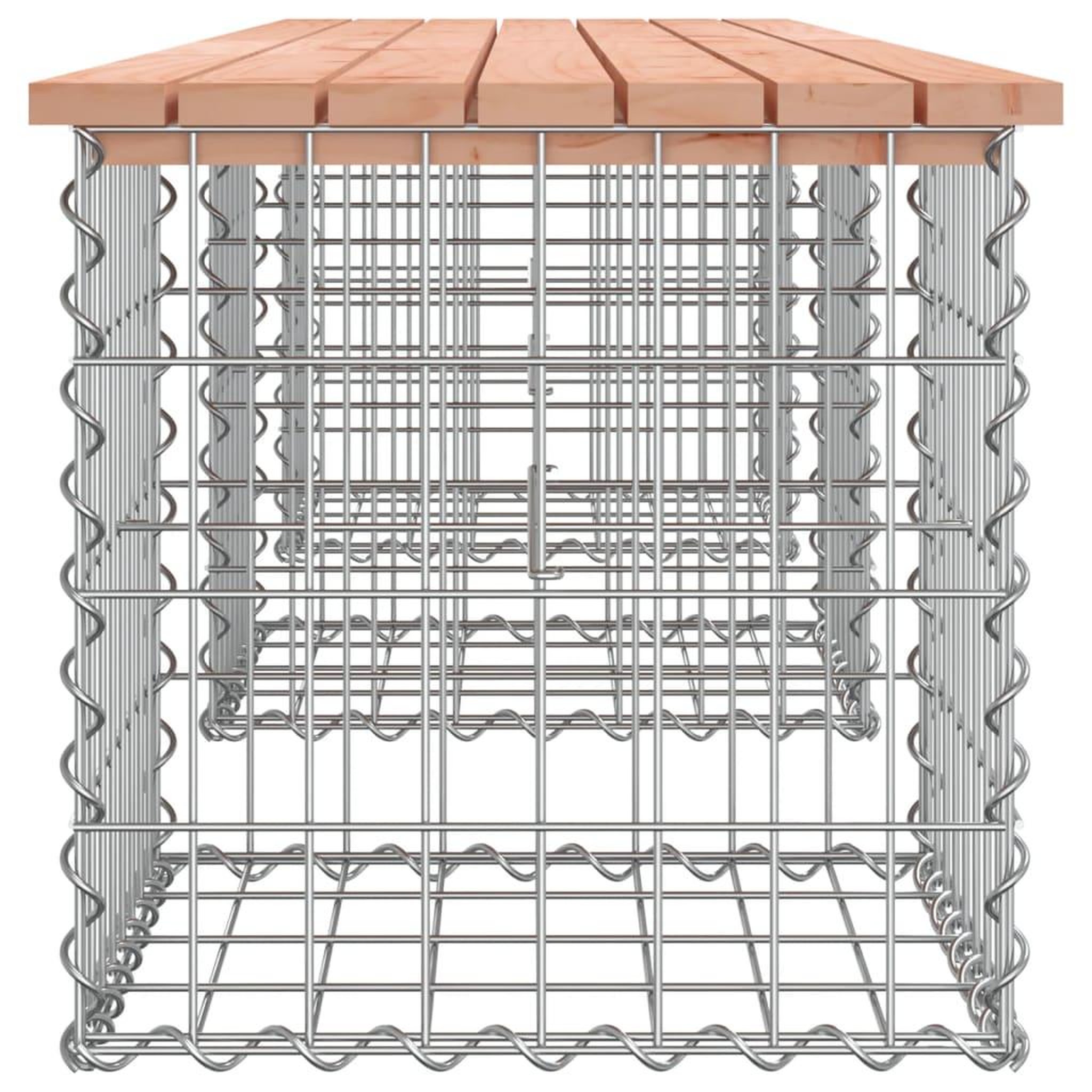 Voir la diapositive 4 : VIDAXL Banc de jardin design gabion 203x44x42cm bois massif de douglas