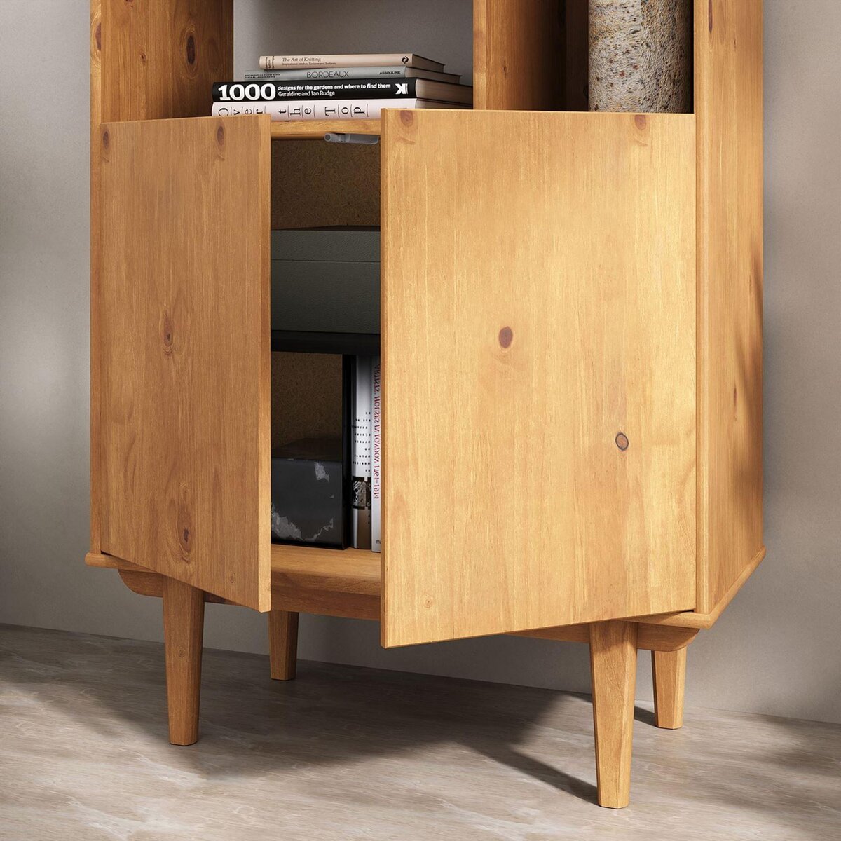 IDIMEX Buffet haut SIMONA H 188 cm en bois massif