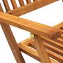Voir la diapositive 5 : VIDAXL Ensemble a manger d'exterieur pliable 7pcs Bois d'acacia solide