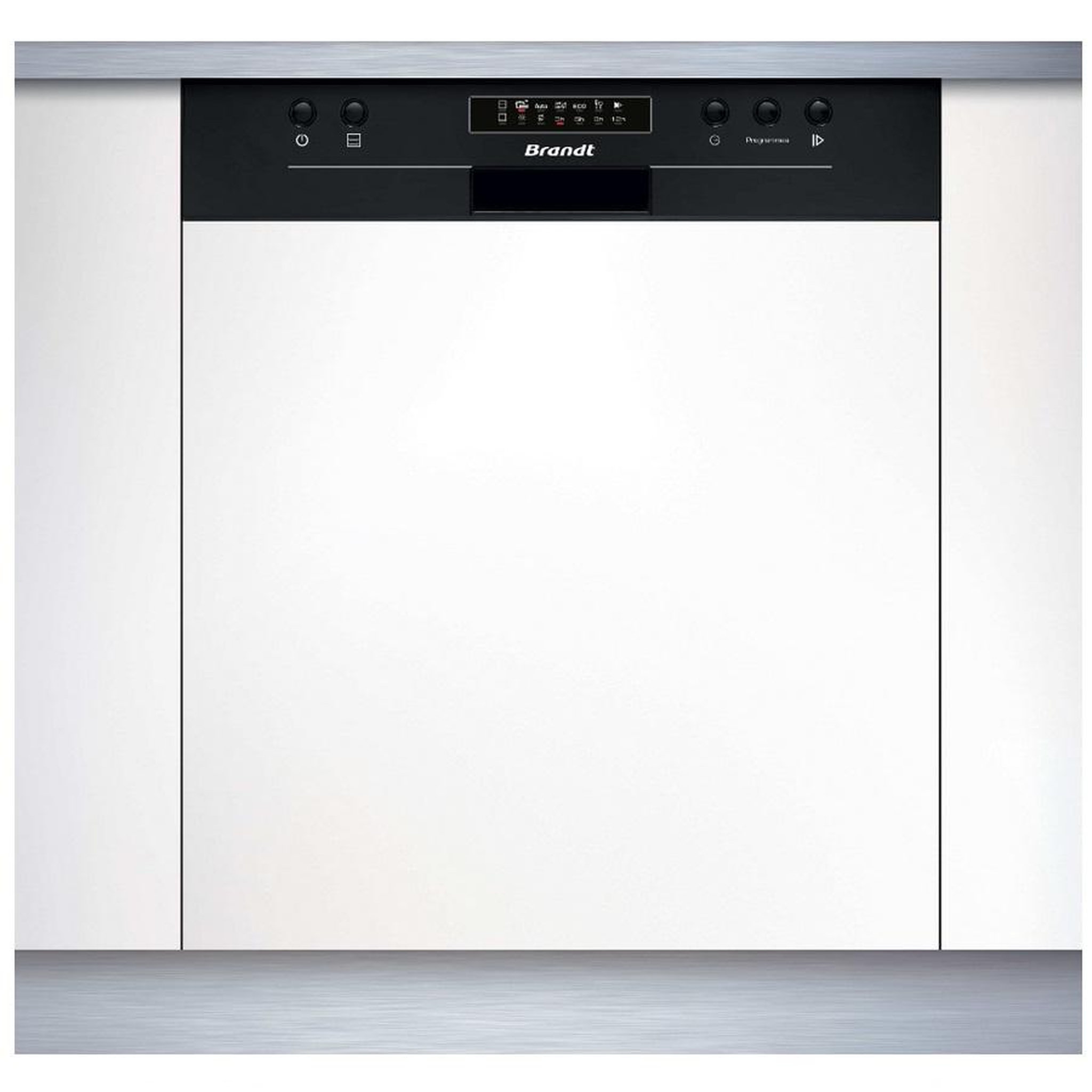 BRANDT Lave-vaisselle 60cm 14 couverts 44db intégrable avec bandeau - bdb424lb