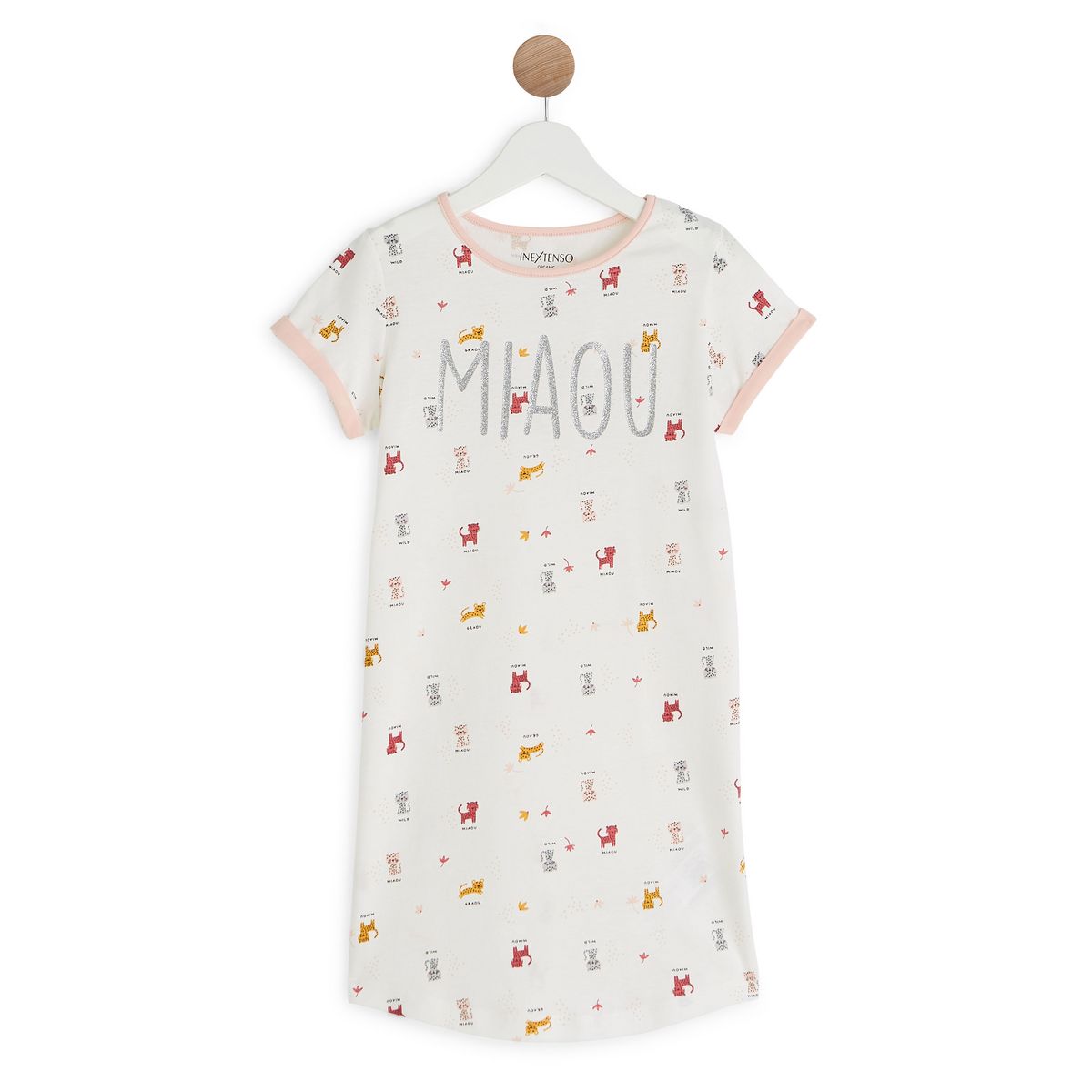 IN EXTENSO Chemise de nuit chat fille