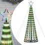 Voir la diapositive 2 : VIDAXL Sapin de Noël a LED 275 LED colorees 180 cm