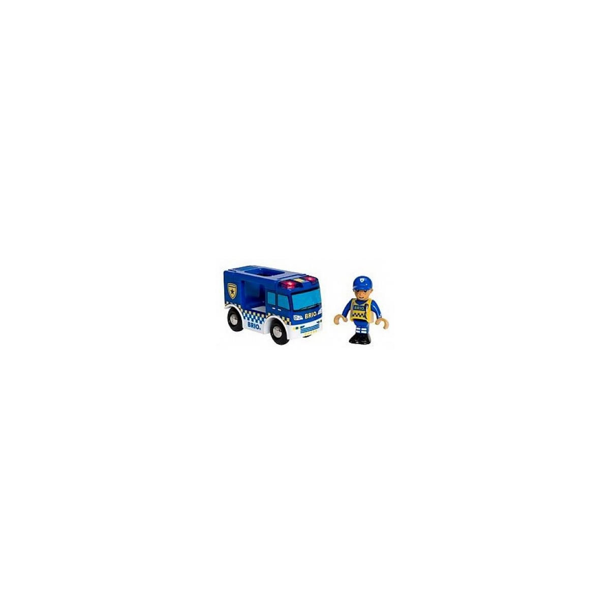 Brio 33825 Camion de Police Son et Lumiere