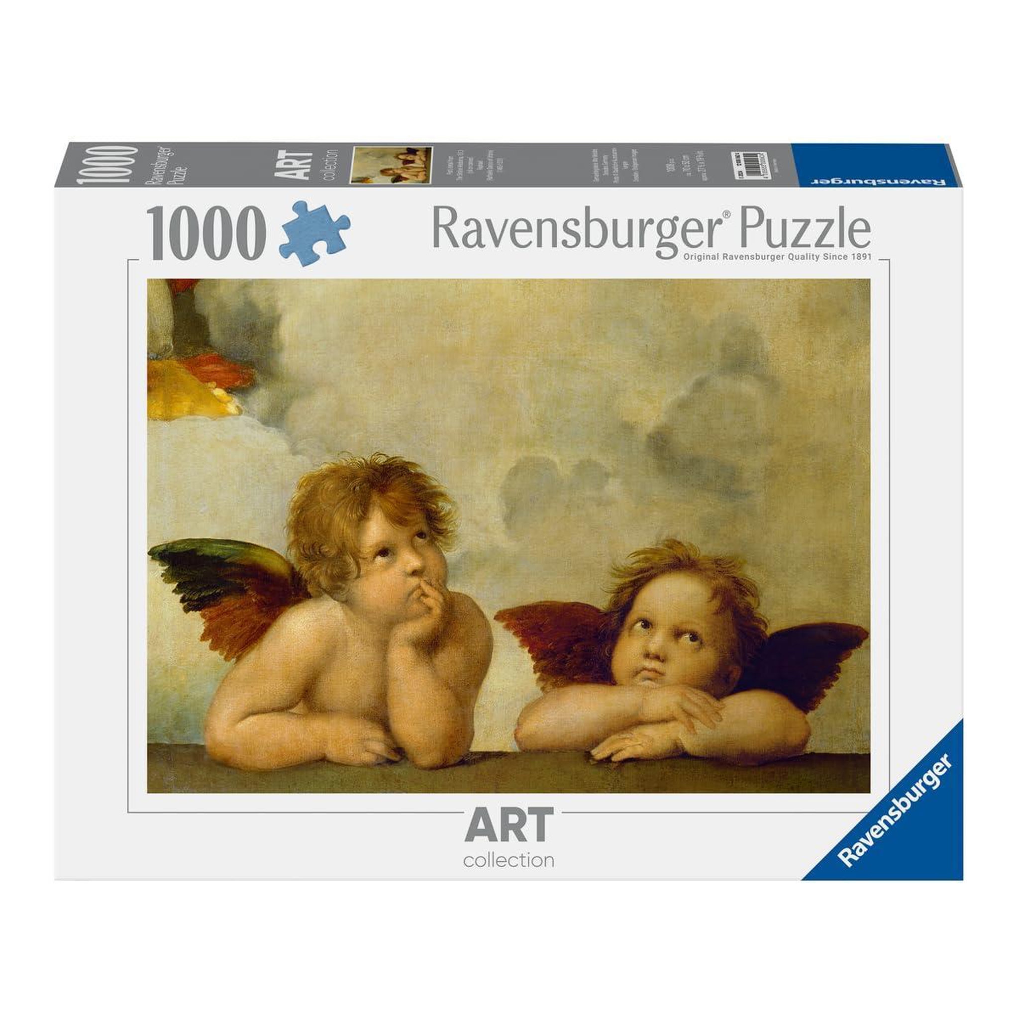 RAVENSBURGER Puzzle 1000p - Madone Sixtine de Raphael