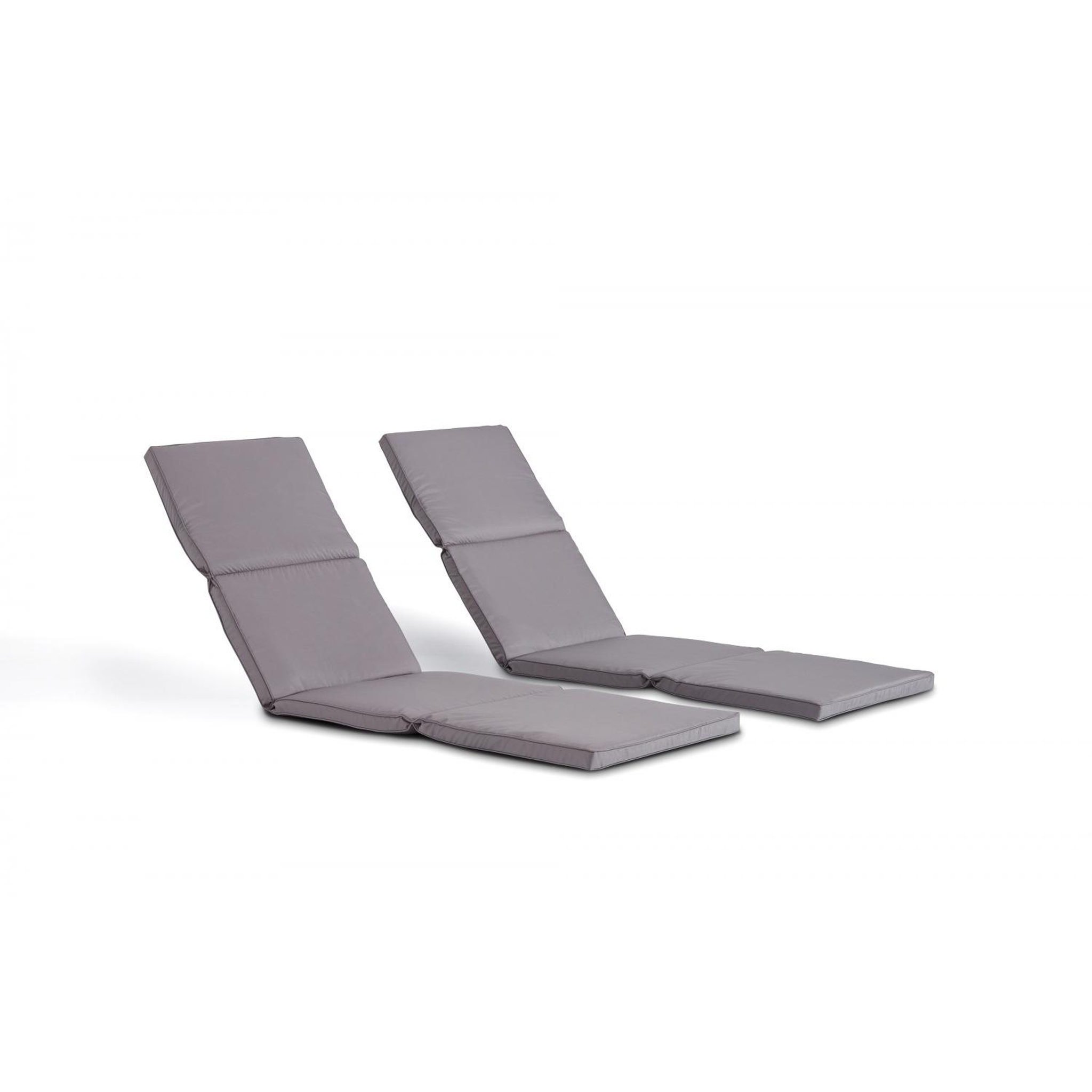 Voir la diapositive 1 : CONCEPT USINE Lot de 2 coussins pour transat gris LUANA