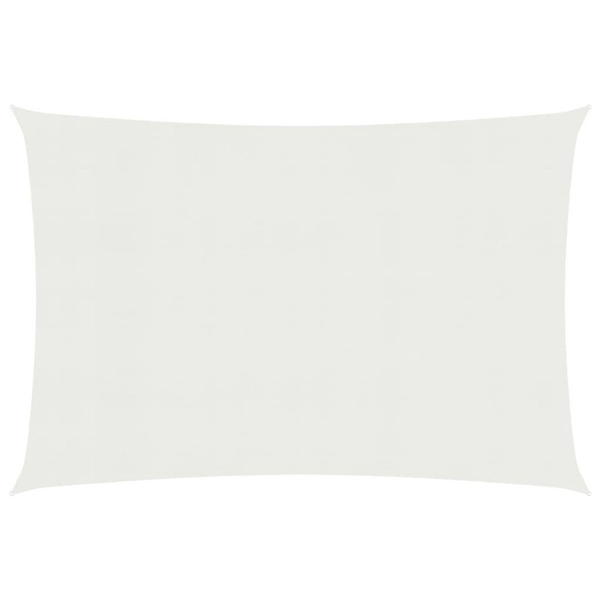 VIDAXL Voile d'ombrage 160 g/m^2 Blanc 2x4,5 m PEHD