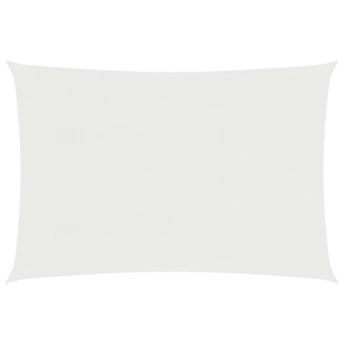 VIDAXL Voile d'ombrage 160 g/m^2 Blanc 2x4,5 m PEHD