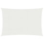 Voir la diapositive 2 : VIDAXL Voile d'ombrage 160 g/m^2 Blanc 2x4,5 m PEHD
