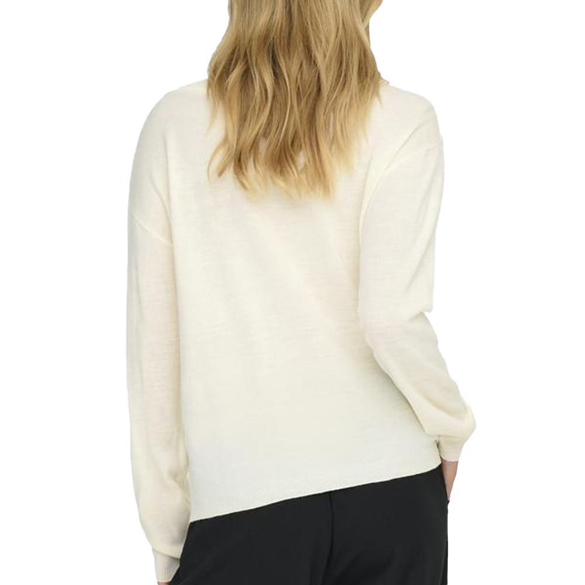 Voir la diapositive 2 : JACQUELINE DE YONG Pull Blanc Femme JDY Laura