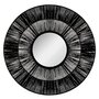 Voir la diapositive 1 : ATMOSPHERA Miroir Rond Motif Ethnique  Landy  76cm Noir