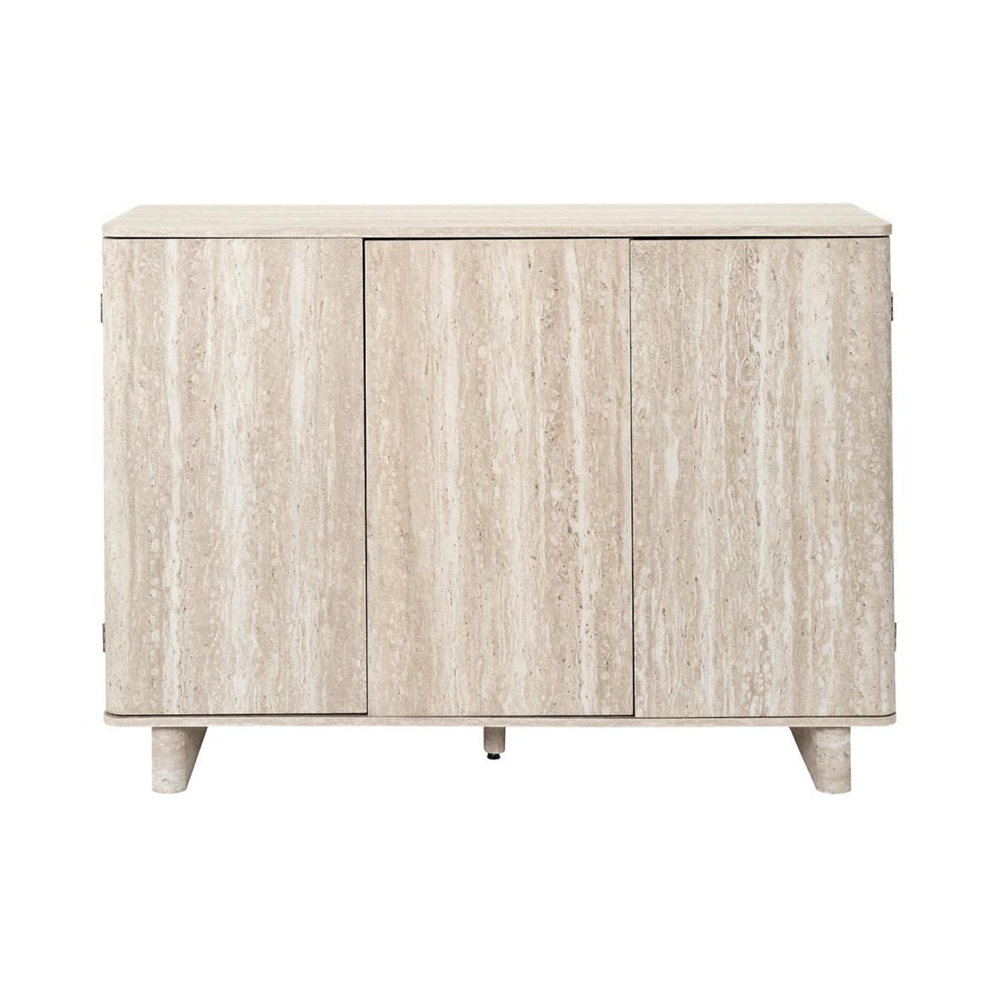Voir la diapositive 2 : The Home Deco Factory Buffet 3 portes  pietra  110cm beige