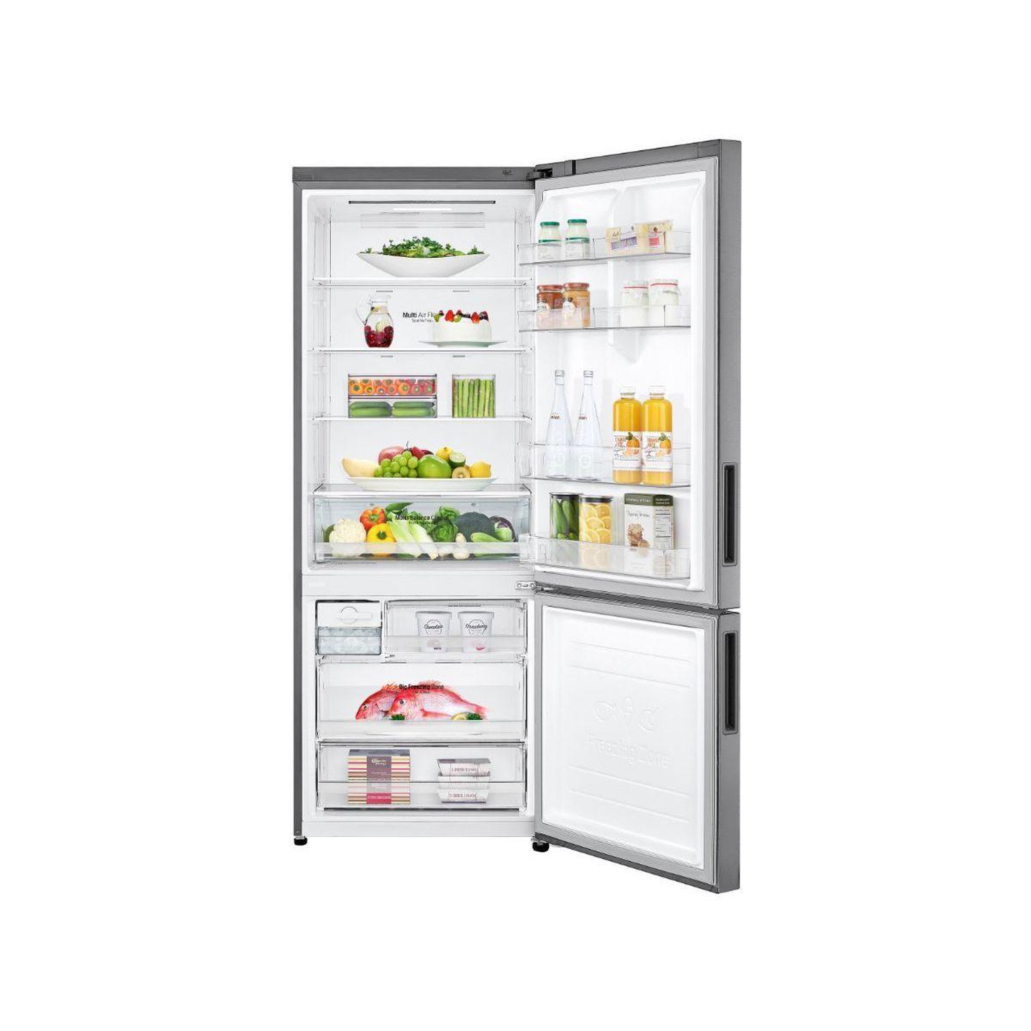 Voir la diapositive 4 : LG Réfrigérateur combiné GBB566PZHZN