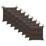 Voir la diapositive 4 : VIDAXL Chaises de jardin avec coussins lot de 8 Bois d'acacia solide
