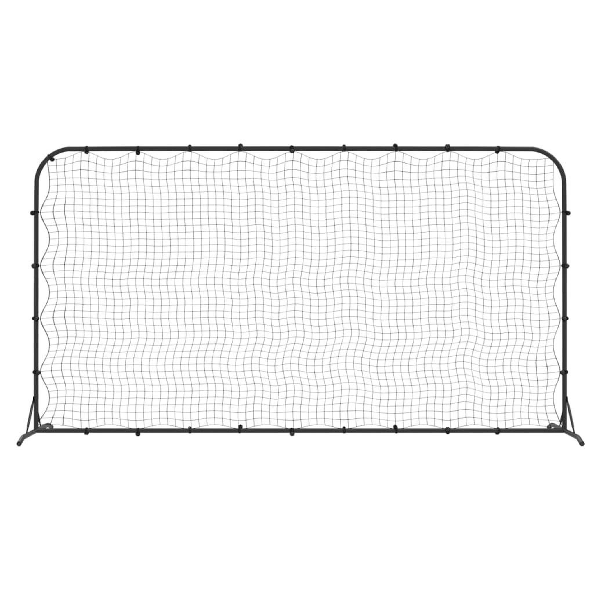 Voir la diapositive 3 : VIDAXL Filet de rebond de football noir 366x90x183 cm pehd