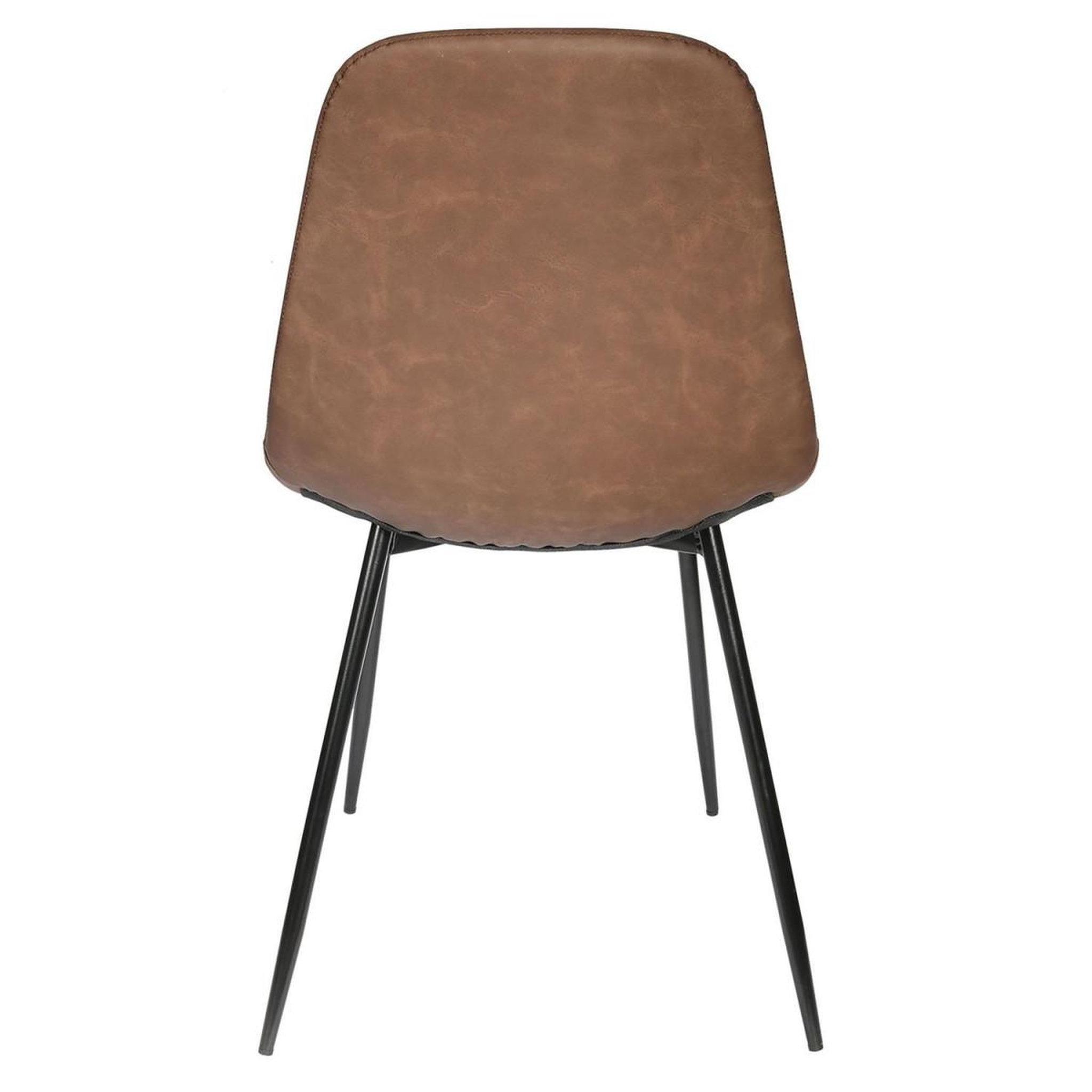 Voir la diapositive 5 : The Home Deco Factory Lot de 4 chaises design  amber  86cm marron