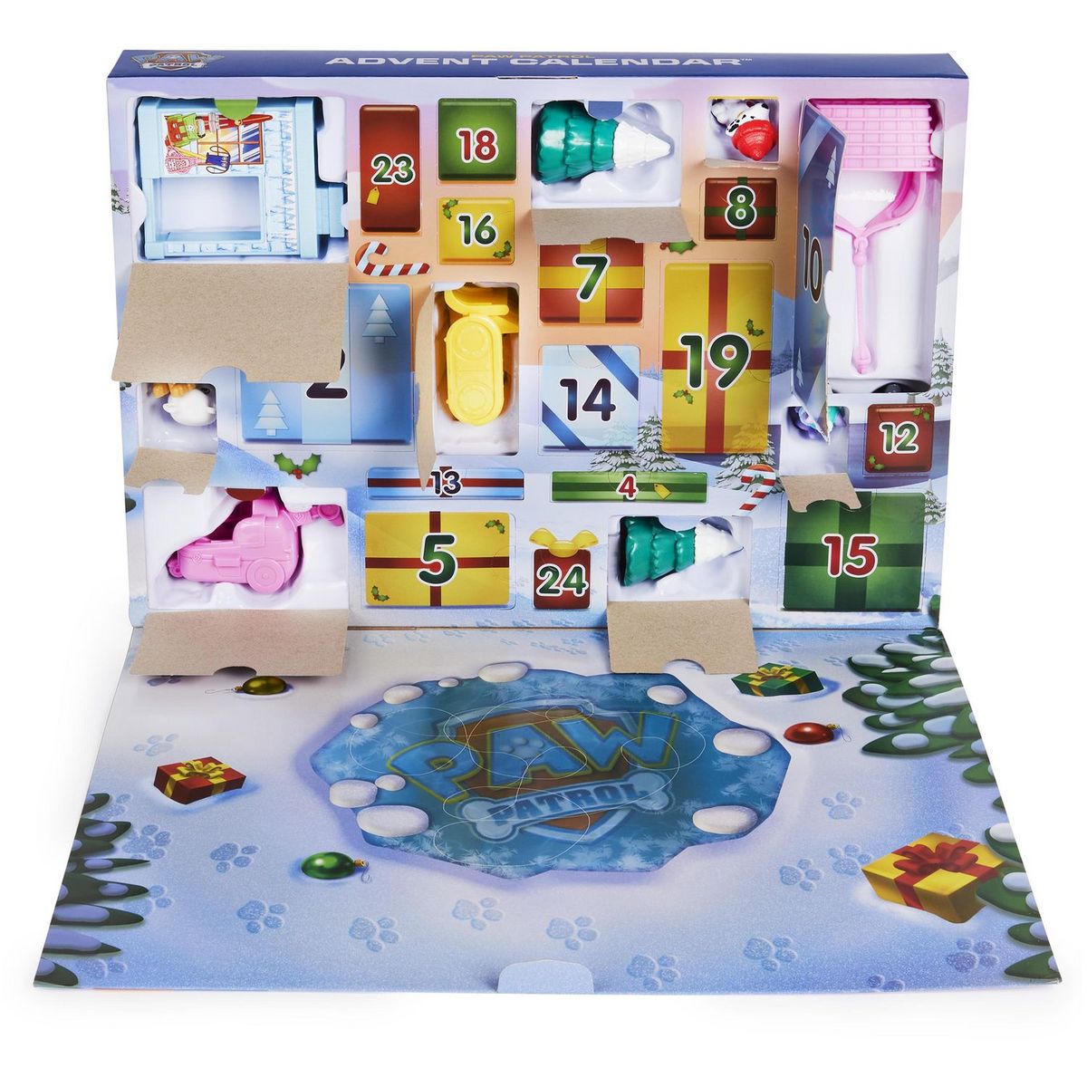 SPIN MASTER Calendrier de l'avent noël 2021 - La Pat' Patrouille