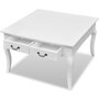 Voir la diapositive 3 : VIDAXL Table basse avec 4 tiroirs Blanc
