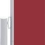Voir la diapositive 3 : VIDAXL Auvent lateral retractable Rouge 200x1200 cm