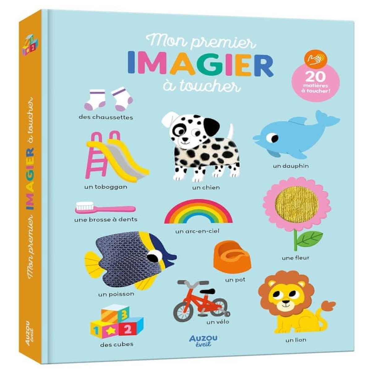 MON PREMIER IMAGIER A TOUCHER. 20 MATIERES A TOUCHER !, Martinez Emma
