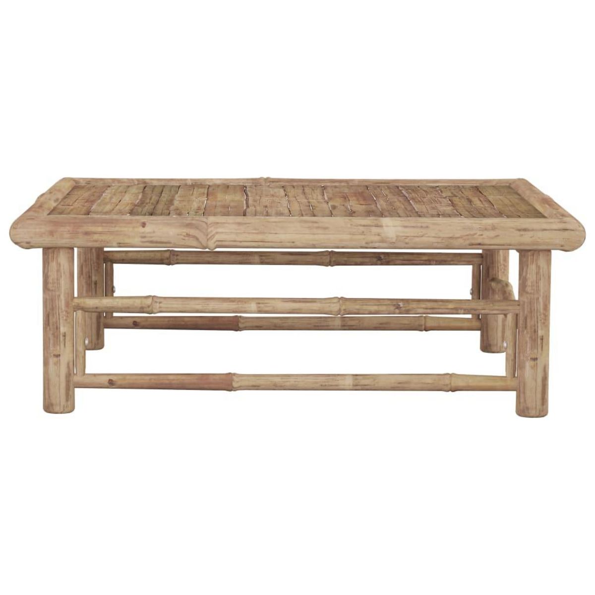 VIDAXL Table de jardin 65x65x30 cm Bambou