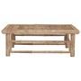 Voir la diapositive 3 : VIDAXL Table de jardin 65x65x30 cm Bambou