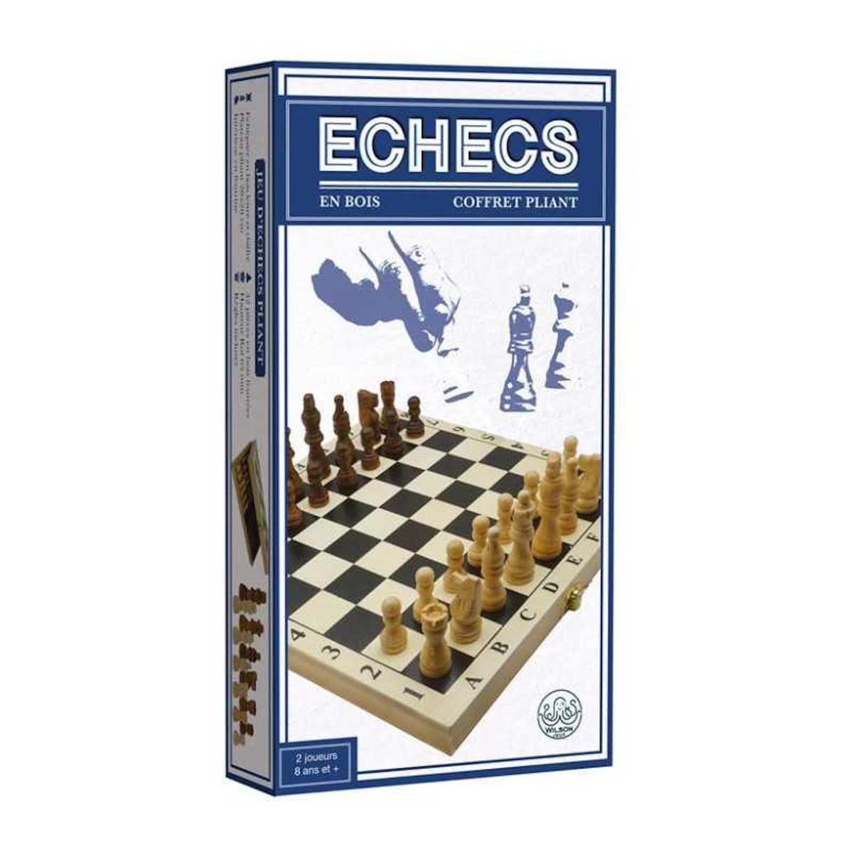 Piatnik Jeu d échecs Piatnik Coffret Pliant imprimé Wilson Jeux 28 cm