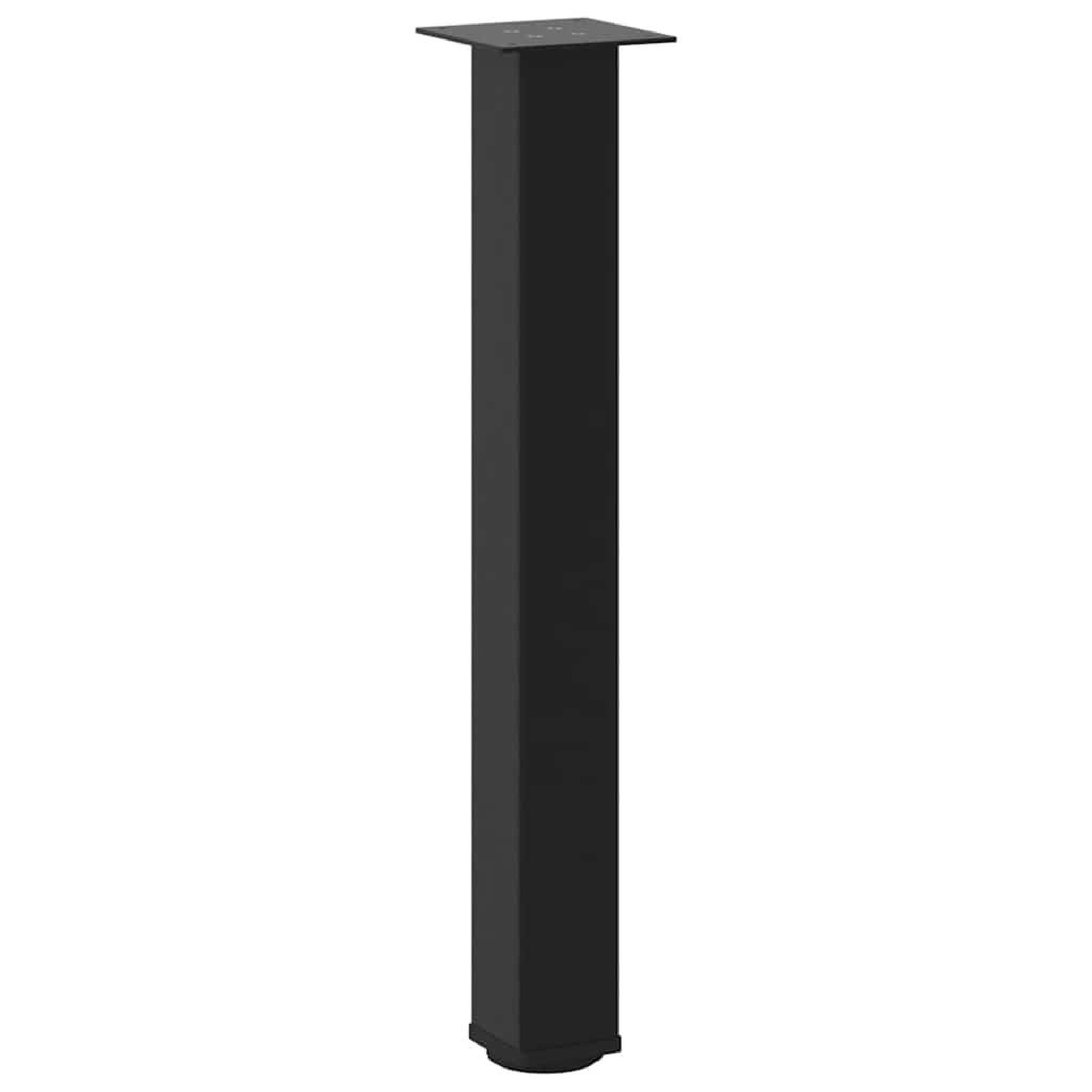 Voir la diapositive 4 : VIDAXL Pieds de table basse 4 pcs noir 72-74 cm acier
