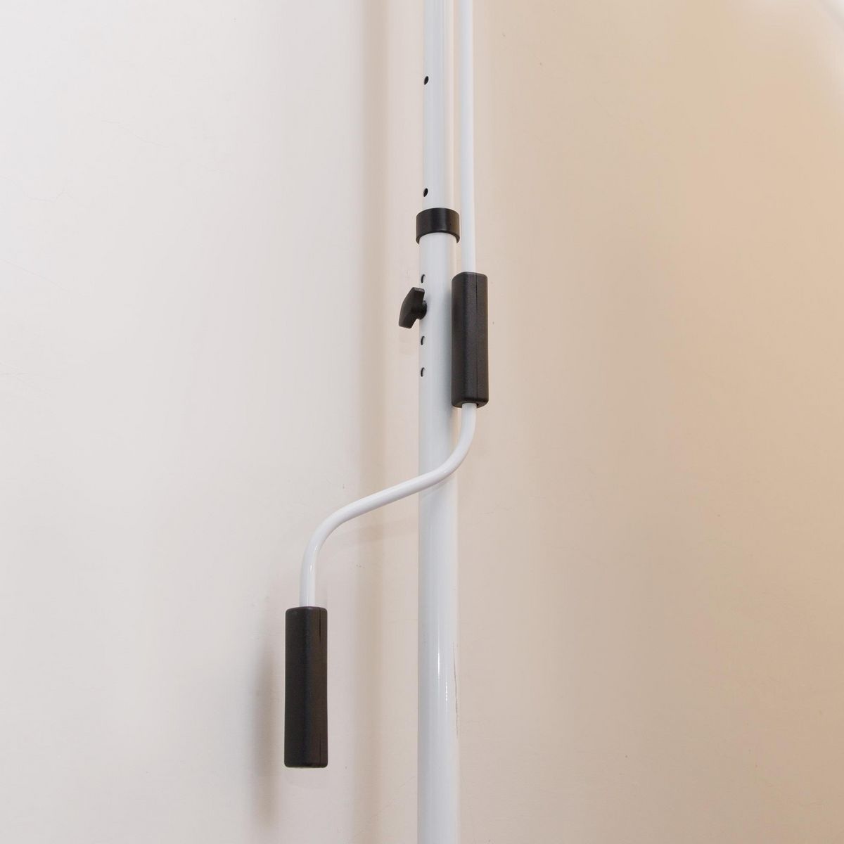 OUTSUNNY Store banne manuel rétractable 3L x 1,5l m inclinaison et hauteur réglable installation rapide métal alu polyester anti-UV jaune blanc rayé