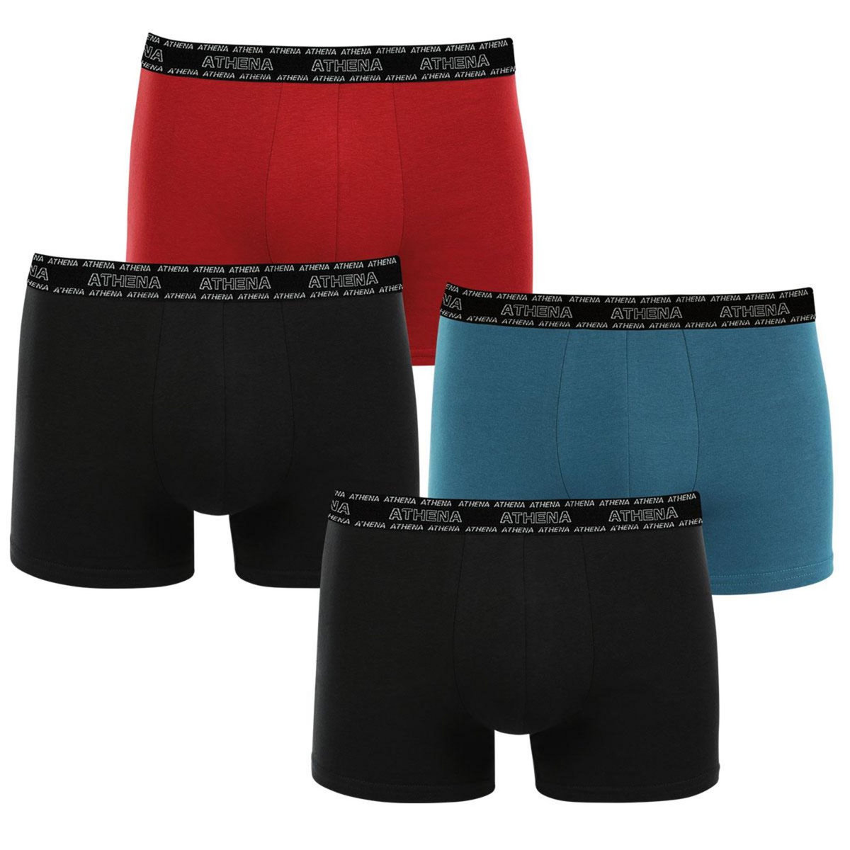 Athena Lot de 4 boxers homme