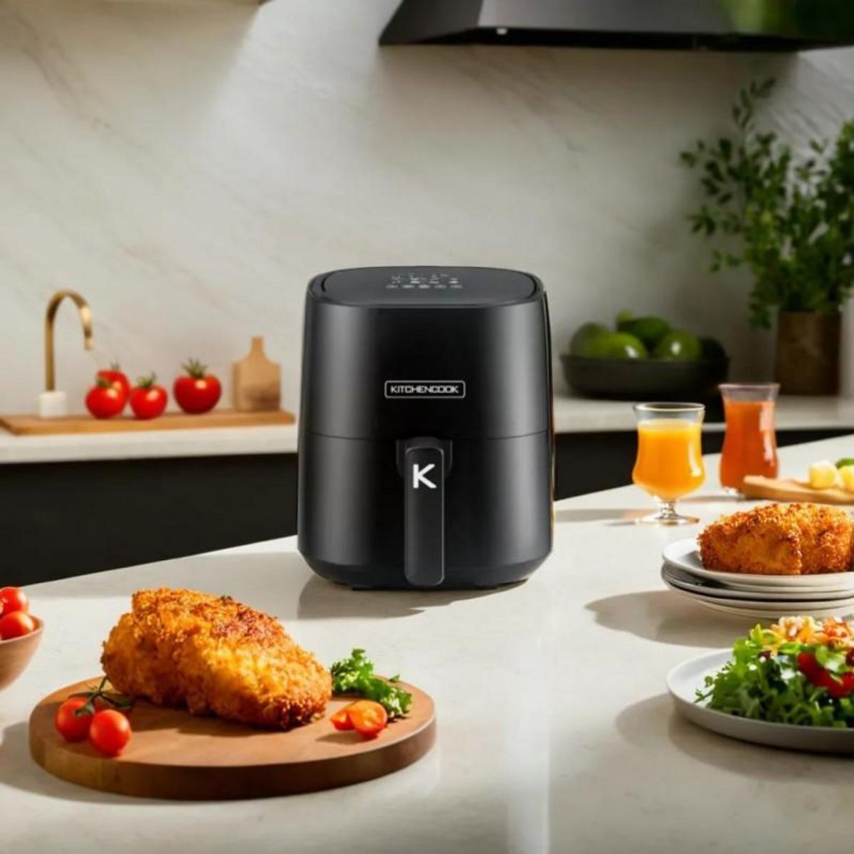 KITCHENCOOK Friteuse Sans Huile 4l 8 Modes – Frenchifry 4 Kitchencook