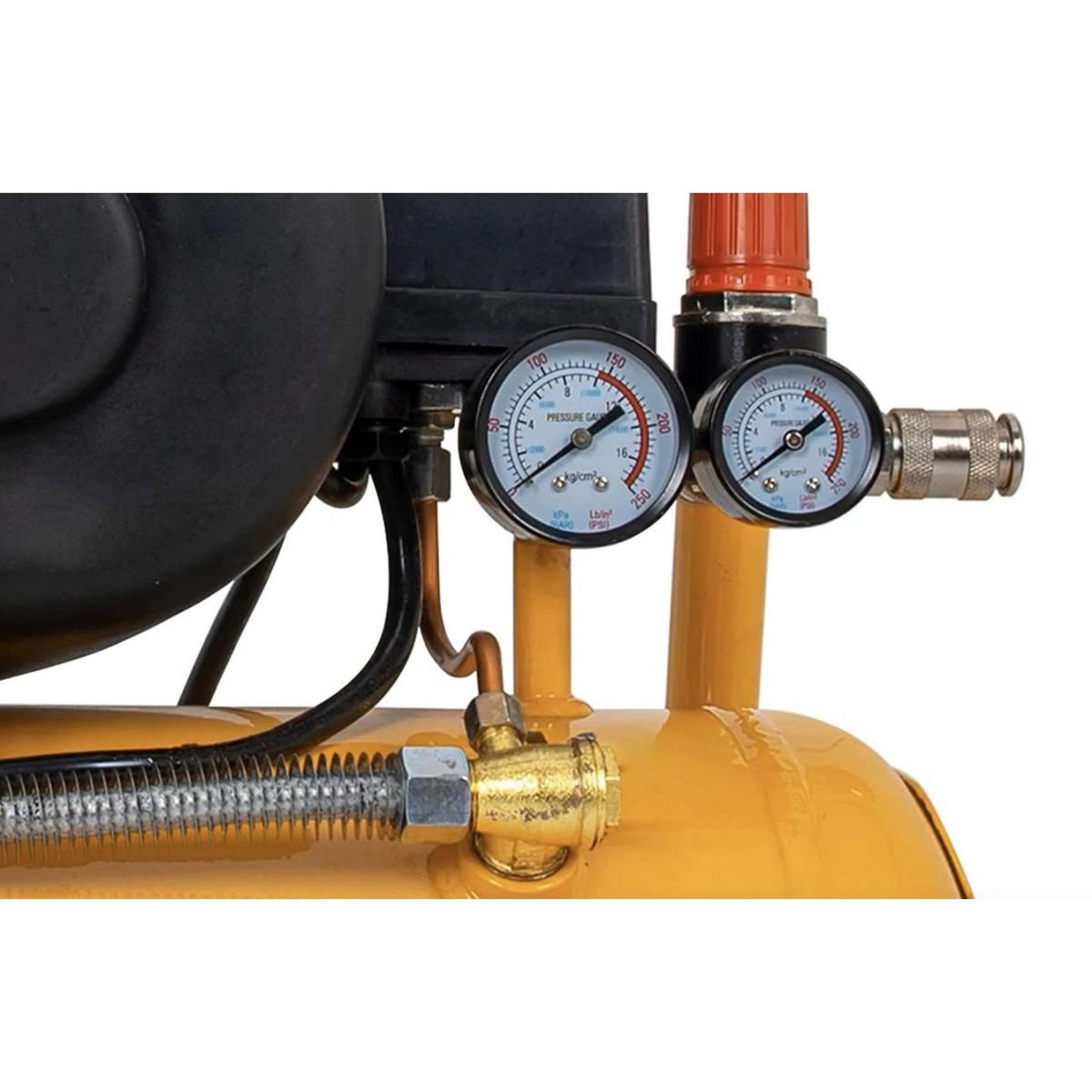 Voir la diapositive 2 : VITO Compresseur d'air Silencieux 24 Litres 10 bar 2,5CV 145 PSI 2.5 CV VITO