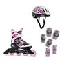 Voir la diapositive 1 : FILA Pack Fila jr j-one girl noir/blanc/magenta T28-32 + tripack + casque
