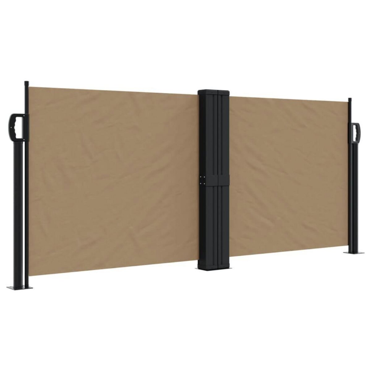 VIDAXL Auvent lateral retractable taupe 100x600 cm