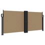 Voir la diapositive 2 : VIDAXL Auvent lateral retractable taupe 100x600 cm