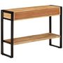Voir la diapositive 3 : VIDAXL Table console 110x30x76 cm Bois de manguier solide