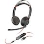 Voir la diapositive 2 : PLANTRONICS Casque audio Poly Blackwire 5220 USB et jack 3.5 mm