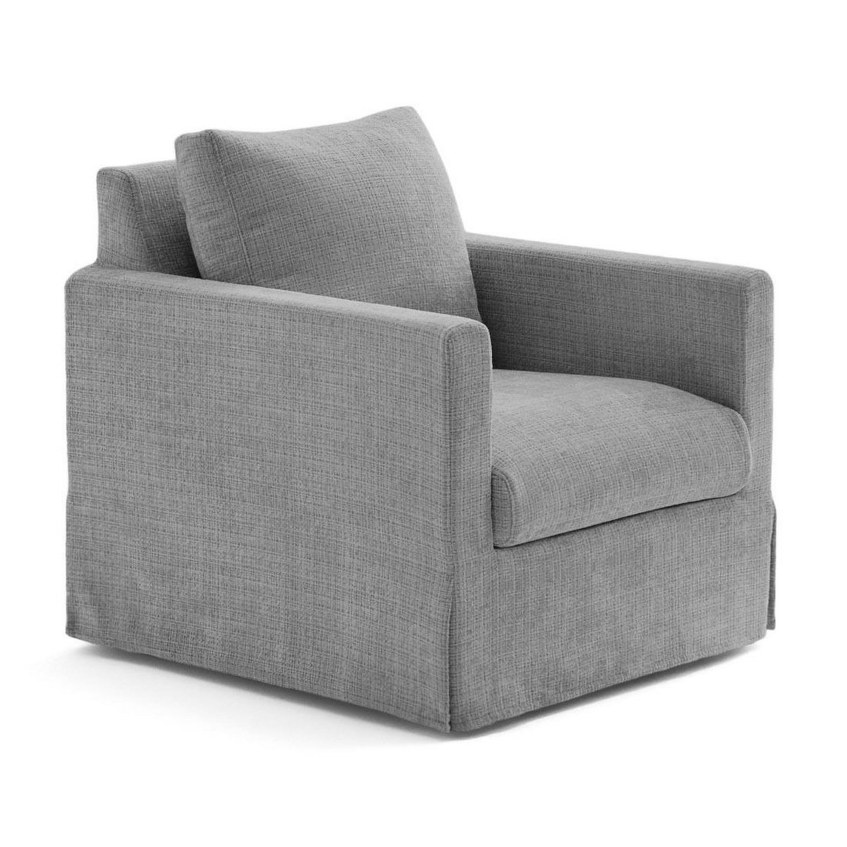 LISA DESIGN Serena - fauteuil déhoussable en velours texturé