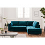 Voir la diapositive 2 : LISA DESIGN Anna - canapé d'angle droit - 5 places - convertible - en velours