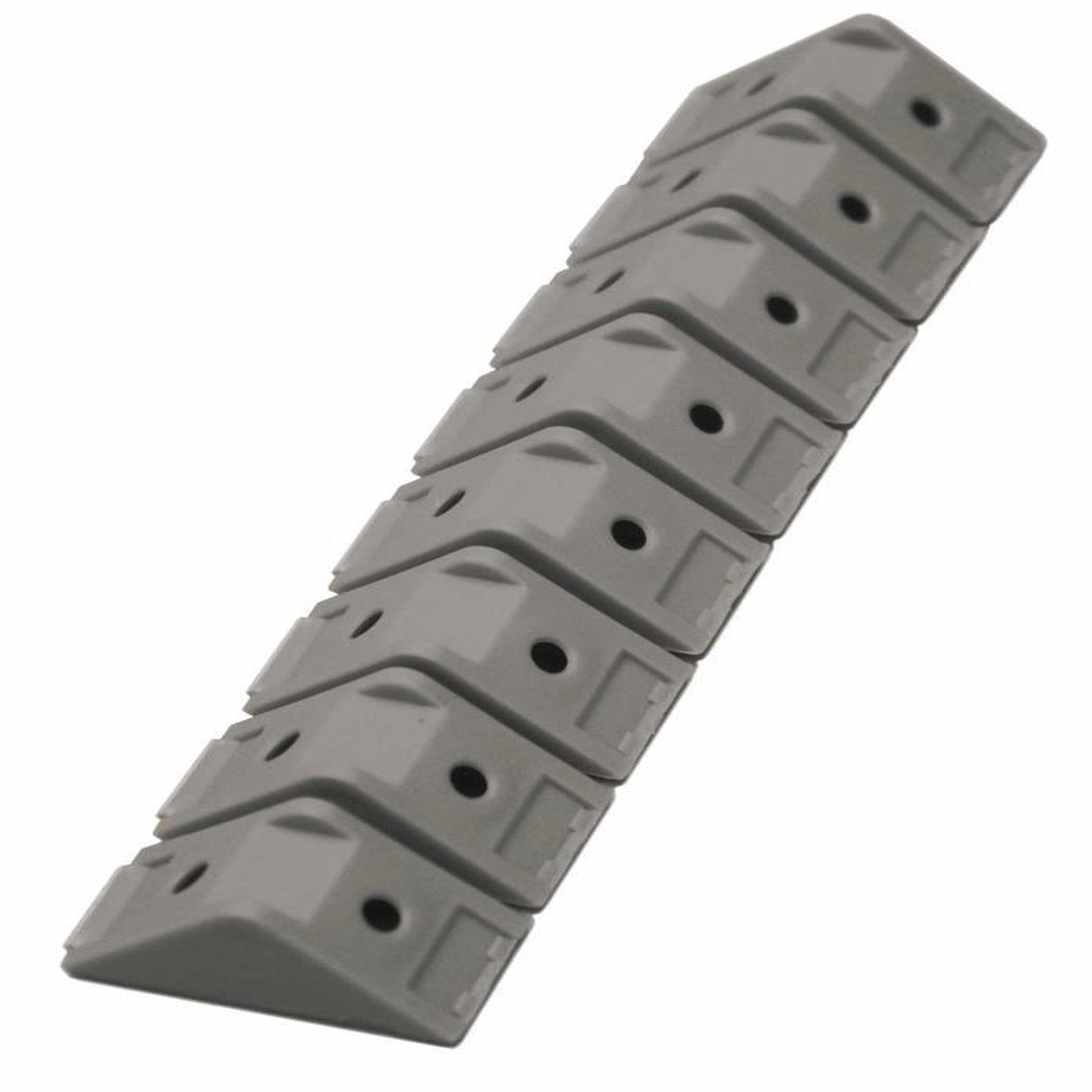 CENTRALE BRICO 8 taquets d'assemblage gris aluminium, L.1.5 x l.3 cm